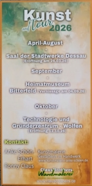 Flyer Vernissage im TGZ